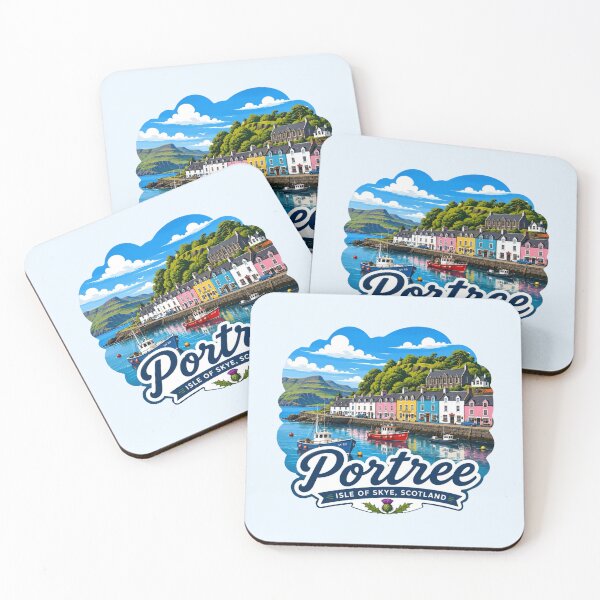 Item preview, Portree, Isle of Skye, Scotland designed and sold by Myra365Art.