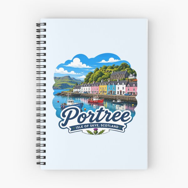 Item preview, Portree, Isle of Skye, Scotland designed and sold by Myra365Art.