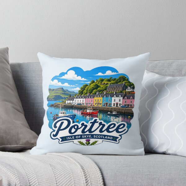 Item preview, Portree, Isle of Skye, Scotland designed and sold by Myra365Art.