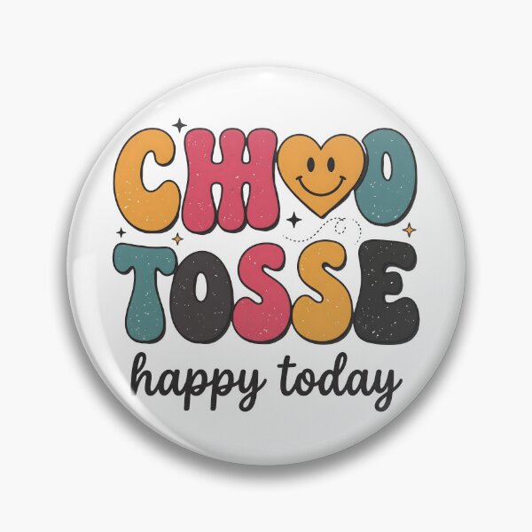 Item preview, Cute Chubby CHO TOYSS Happy Today – Colorful Positive Vibes Design designed and sold by StickerNestYou.