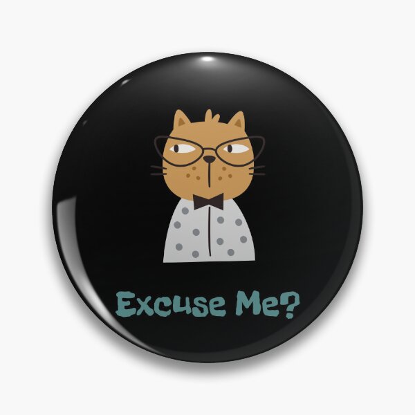 Item preview, Excuse Me? | Reaction Cats | Funny Skeptical Cat designed and sold by ContigoART.