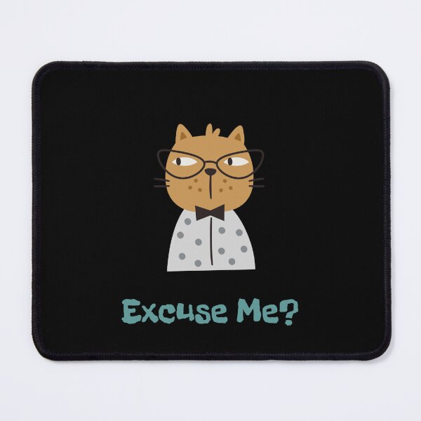 Item preview, Excuse Me? | Reaction Cats | Funny Skeptical Cat designed and sold by ContigoART.
