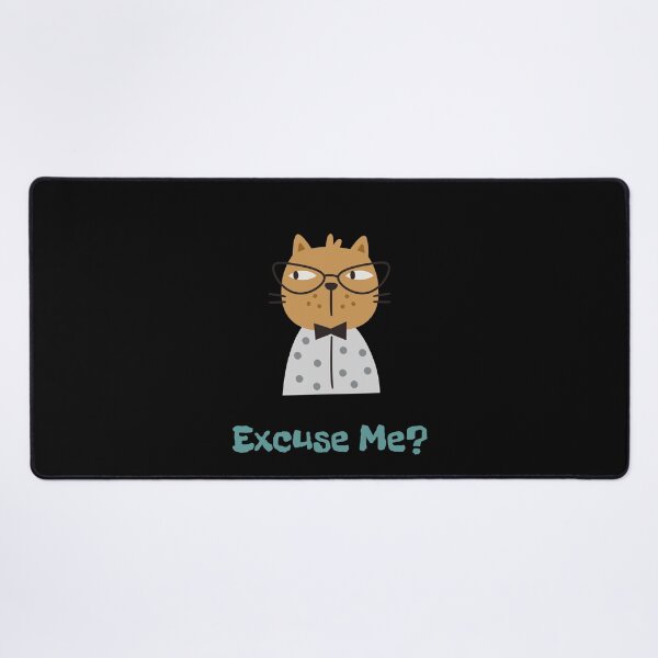 Item preview, Excuse Me? | Reaction Cats | Funny Skeptical Cat designed and sold by ContigoART.