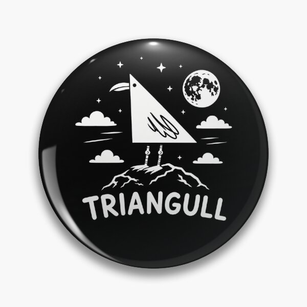 Item preview, Triangull Triangle Seagull – Funny Bird Pun Geometry Humor Design designed and sold by PosiMCreations.