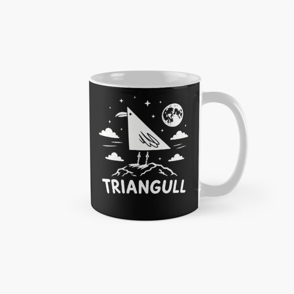 Item preview, Triangull Triangle Seagull – Funny Bird Pun Geometry Humor Design designed and sold by PosiMCreations.