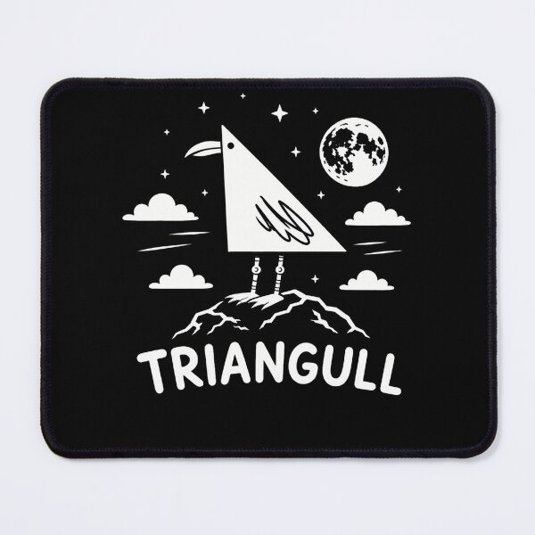 Item preview, Triangull Triangle Seagull – Funny Bird Pun Geometry Humor Design designed and sold by PosiMCreations.