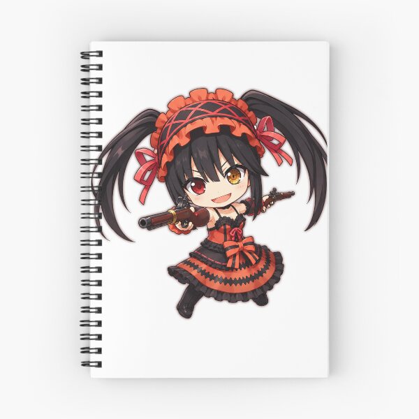 Item preview, Kurumi Tokisaki DATE A LIVE action pose waifu Chibi cute 2d pixel art character design illustration designed and sold by sabartgunpla.