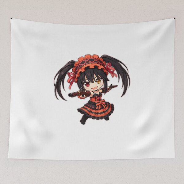 Item preview, Kurumi Tokisaki DATE A LIVE action pose waifu Chibi cute 2d pixel art character design illustration designed and sold by sabartgunpla.