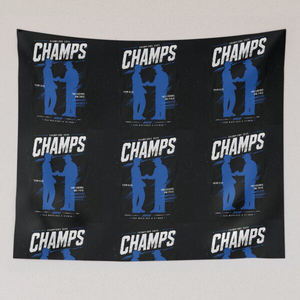 Item preview, Team Blue Champs Cricket Legends Tribute 2025 designed and sold by DKSH1234.