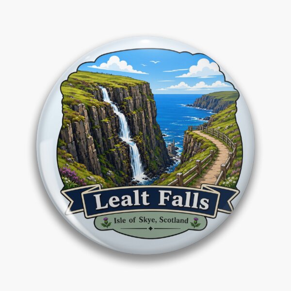 Item preview, Lealt Falls, Isle of Skye, Scotland designed and sold by Myra365Art.