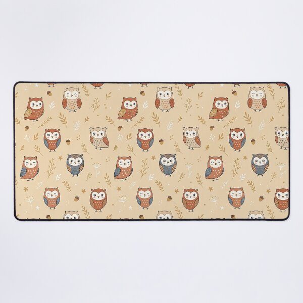 Item preview, Cozy Autumn Owl Seamless Pattern Design by MNS designed and sold by ashenlocs.