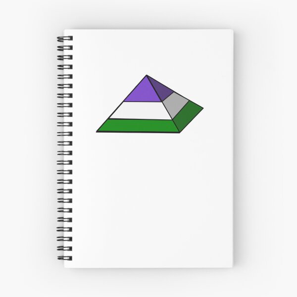 Item preview, Pyramid Pride Flag Genderqueer designed and sold by HarveyHandcraftsandDesigns.