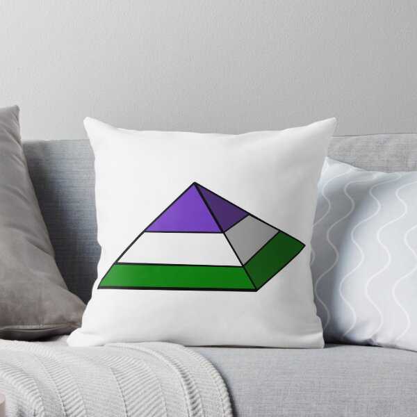 Item preview, Pyramid Pride Flag Genderqueer designed and sold by HarveyHandcraftsandDesigns.