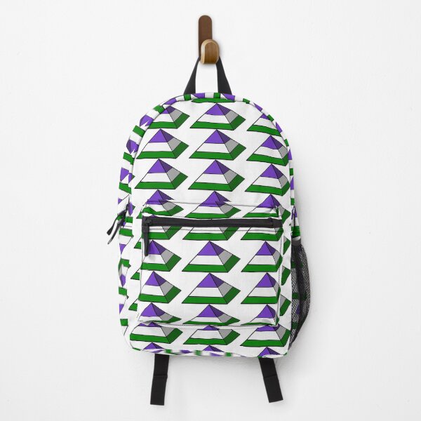 Item preview, Pyramid Pride Flag Genderqueer designed and sold by HarveyHandcraftsandDesigns.