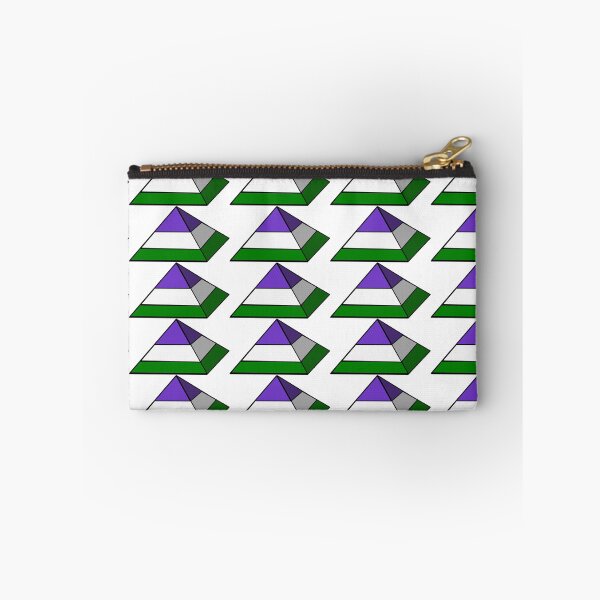Item preview, Pyramid Pride Flag Genderqueer designed and sold by HarveyHandcraftsandDesigns.