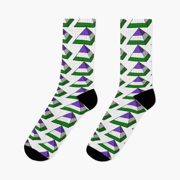 Item preview, Pyramid Pride Flag Genderqueer designed and sold by HarveyHandcraftsandDesigns.