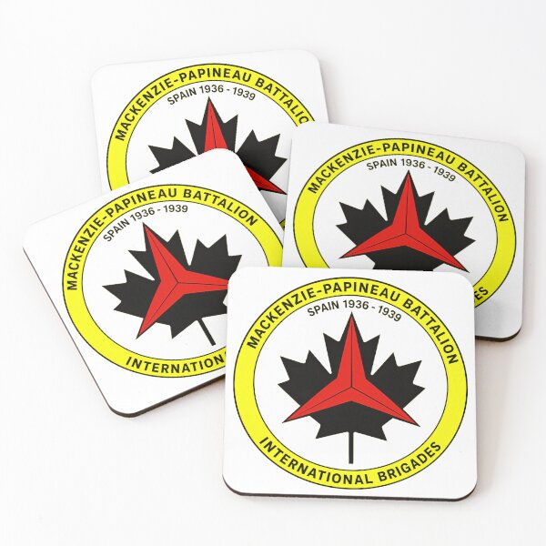 Item preview, Mackenzie Papineau Battalion International Brigades Antifascist Emblem Print designed and sold by PinUpPizzazz.