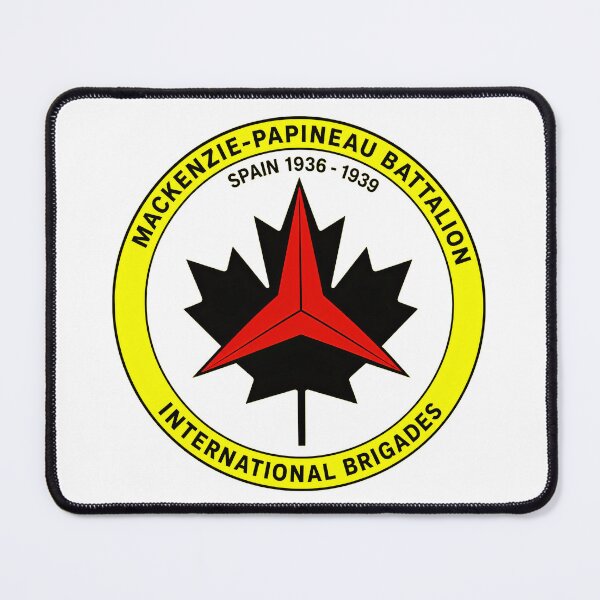 Item preview, Mackenzie Papineau Battalion International Brigades Antifascist Emblem Print designed and sold by PinUpPizzazz.