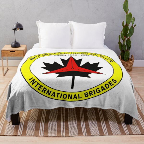 Item preview, Mackenzie Papineau Battalion International Brigades Antifascist Emblem Print designed and sold by PinUpPizzazz.