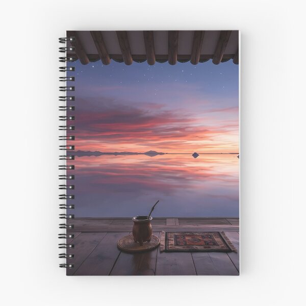 Item preview, Hanok Window to the World: Bolivia Uyuni Salt Flats Sunset & Cosmic Mirror | Fine Art Print designed and sold by SOOstudio73.