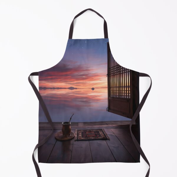 Item preview, Hanok Window to the World: Bolivia Uyuni Salt Flats Sunset & Cosmic Mirror | Fine Art Print designed and sold by SOOstudio73.