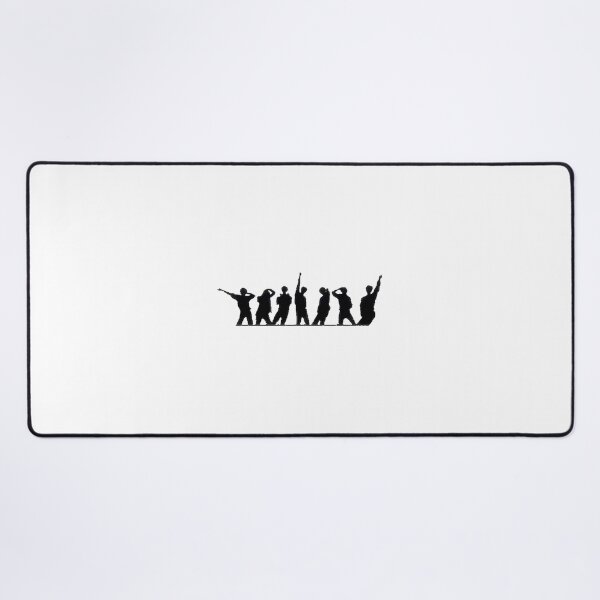 Item preview, Bangtan Seven Silhouette Art designed and sold by kotykmarket.