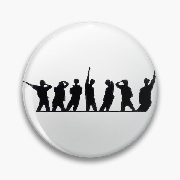 Item preview, Bangtan Seven Silhouette Art designed and sold by kotykmarket.
