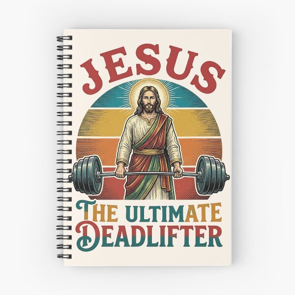 Item preview, Funny Jesus The Ultimate Deadlifter designed and sold by legendaryskins.