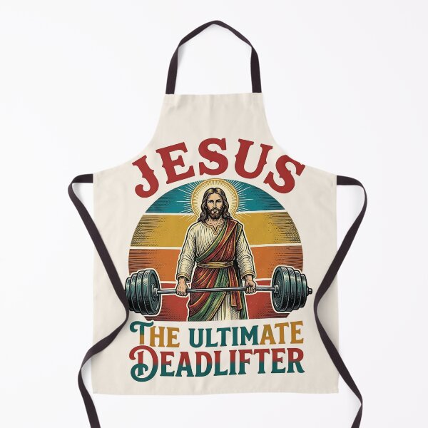 Item preview, Funny Jesus The Ultimate Deadlifter designed and sold by legendaryskins.