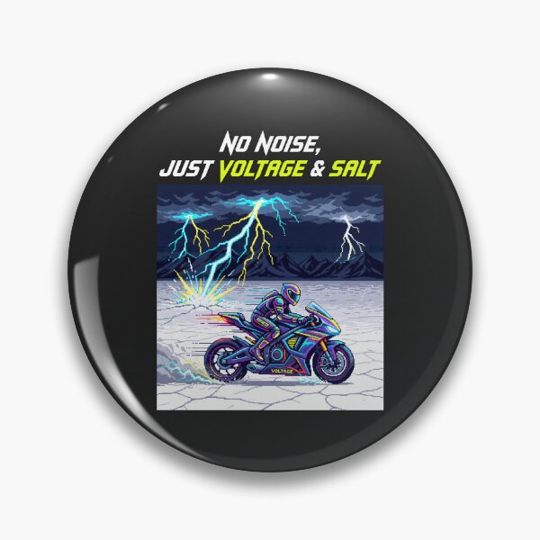 Item preview, Electric Superbike Pixel Art - Speed Record Electric Motorcycle designed and sold by SplashTastic.