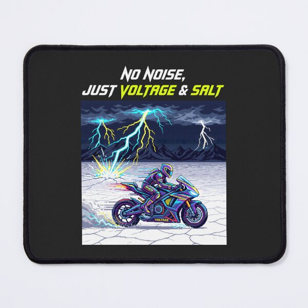 Item preview, Electric Superbike Pixel Art - Speed Record Electric Motorcycle designed and sold by SplashTastic.