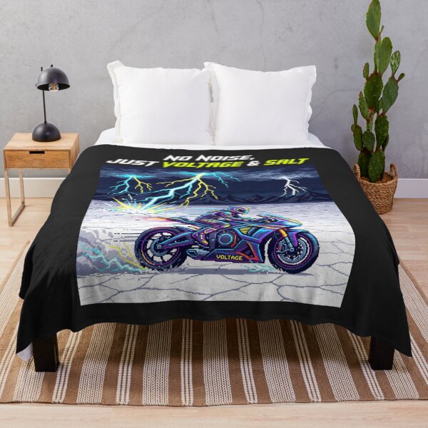Item preview, Electric Superbike Pixel Art - Speed Record Electric Motorcycle designed and sold by SplashTastic.