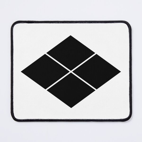 Item preview, Takeda Shingen Crest - Takeda Bishi Samurai Mon Black White / Japanese Crest designed and sold by 戦国まーけっと SENGOKU MARKET.