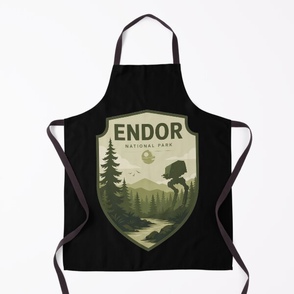 Item preview, Endor National Park: Home of the Ewoks Sticker designed and sold by FrontierCosmic.