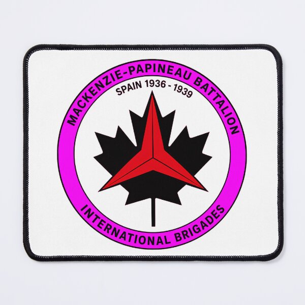 Item preview, Mackenzie Papineau Battalion International Brigades Antifascist Emblem Print designed and sold by PinUpPizzazz.