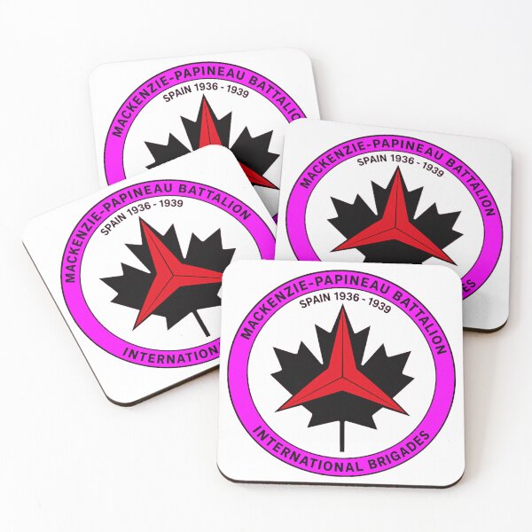 Item preview, Mackenzie Papineau Battalion International Brigades Antifascist Emblem Print designed and sold by PinUpPizzazz.