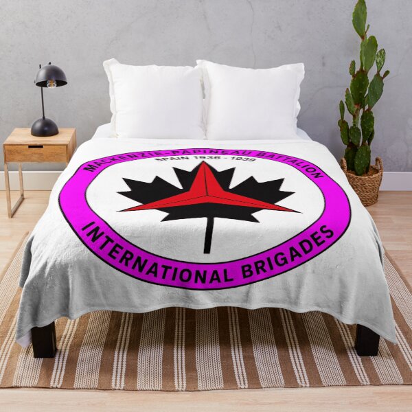 Item preview, Mackenzie Papineau Battalion International Brigades Antifascist Emblem Print designed and sold by PinUpPizzazz.