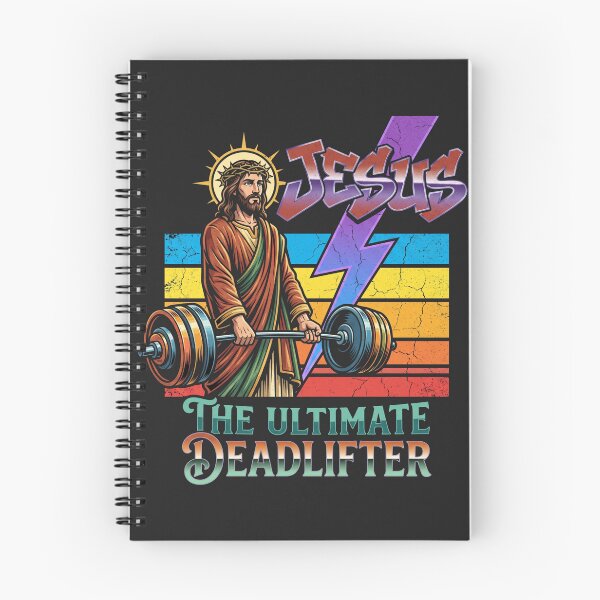 Item preview, Funny Jesus - The Ultimate Deadlifter designed and sold by legendaryskins.
