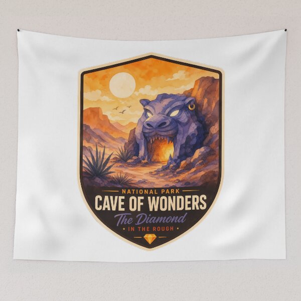 Item preview, Cave of Wonders National Park Landscape designed and sold by FrontierCosmic.