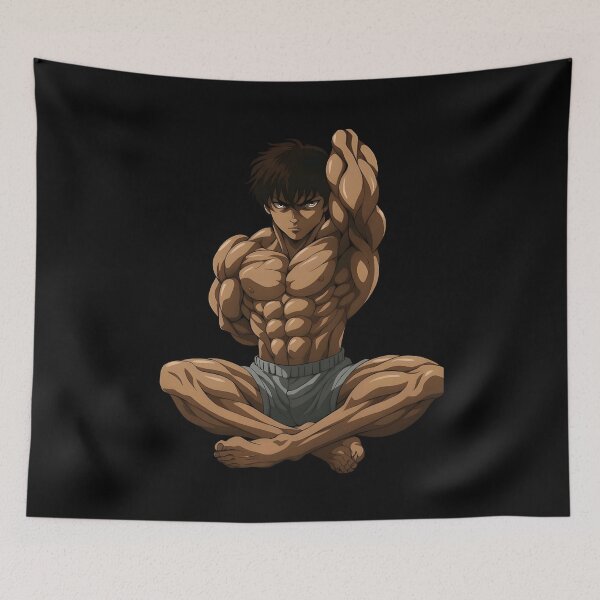 Item preview, Baki Hanma Side Pose designed and sold by Creaturesinzo.