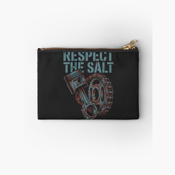 Item preview, Respect The Salt Piston - Motorcycle Mechanic Vintage Garage designed and sold by SplashTastic.