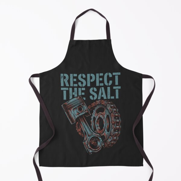 Item preview, Respect The Salt Piston - Motorcycle Mechanic Vintage Garage designed and sold by SplashTastic.