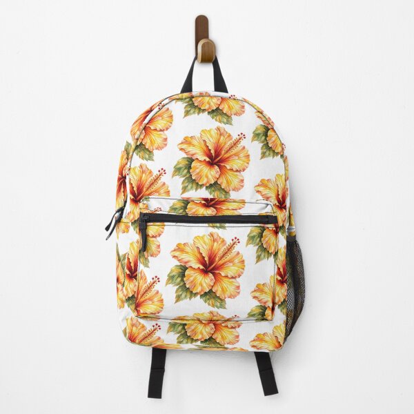 Item preview, Harvest Gold Hibiscus | Autumn Watercolor Flower designed and sold by Nolmo.