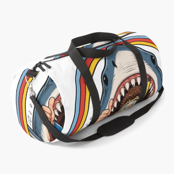 Item preview, Stay Positive Shark Diver Funny Retro Wave Quote designed and sold by DesignEpic22.