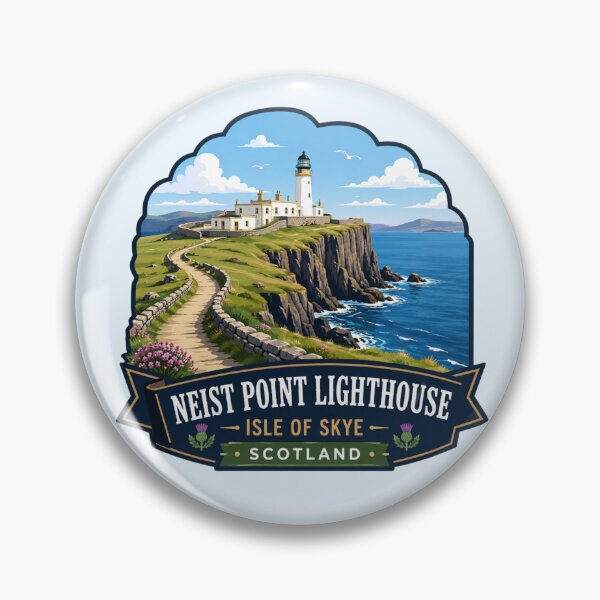 Item preview, Neist Point Lighthouse, Isle of Skye, Scotland designed and sold by Myra365Art.