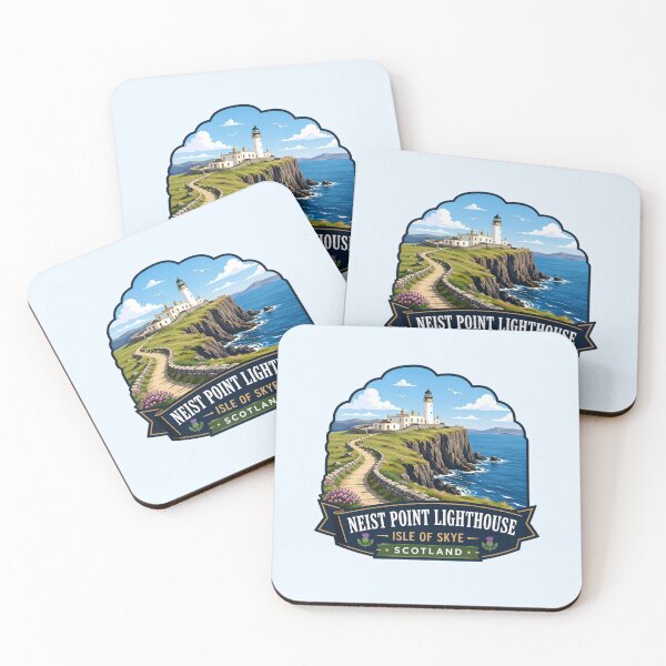 Item preview, Neist Point Lighthouse, Isle of Skye, Scotland designed and sold by Myra365Art.