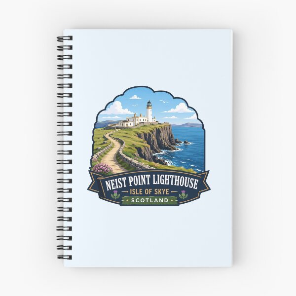 Item preview, Neist Point Lighthouse, Isle of Skye, Scotland designed and sold by Myra365Art.