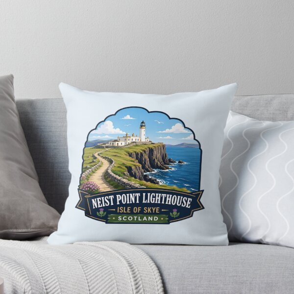 Item preview, Neist Point Lighthouse, Isle of Skye, Scotland designed and sold by Myra365Art.