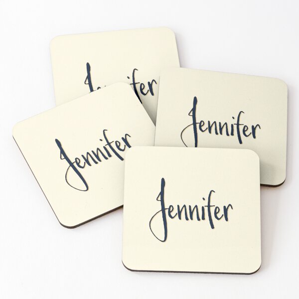 Item preview, JENNIFER personalized type design designed and sold by CharlottePlaceArt.