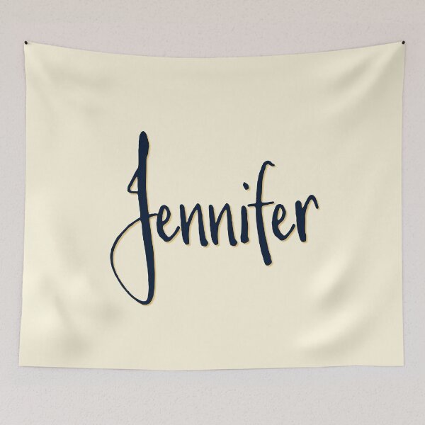 Item preview, JENNIFER personalized type design designed and sold by CharlottePlaceArt.